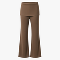 Foldover Flared Yoga Pants