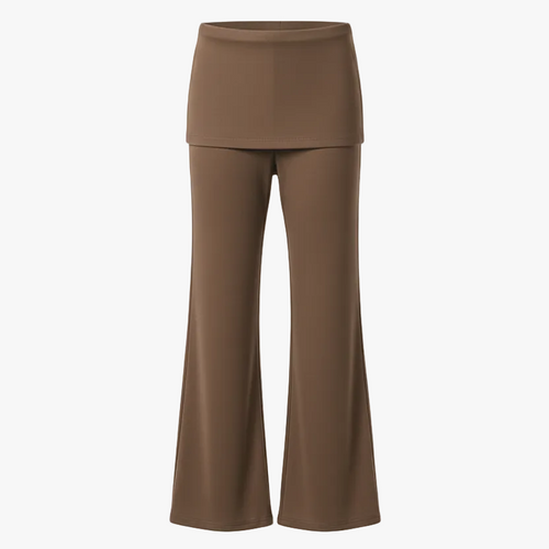 Foldover Flared Yoga Pants